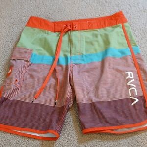 RVCA Colorful Striped Men's Hybrid Shorts